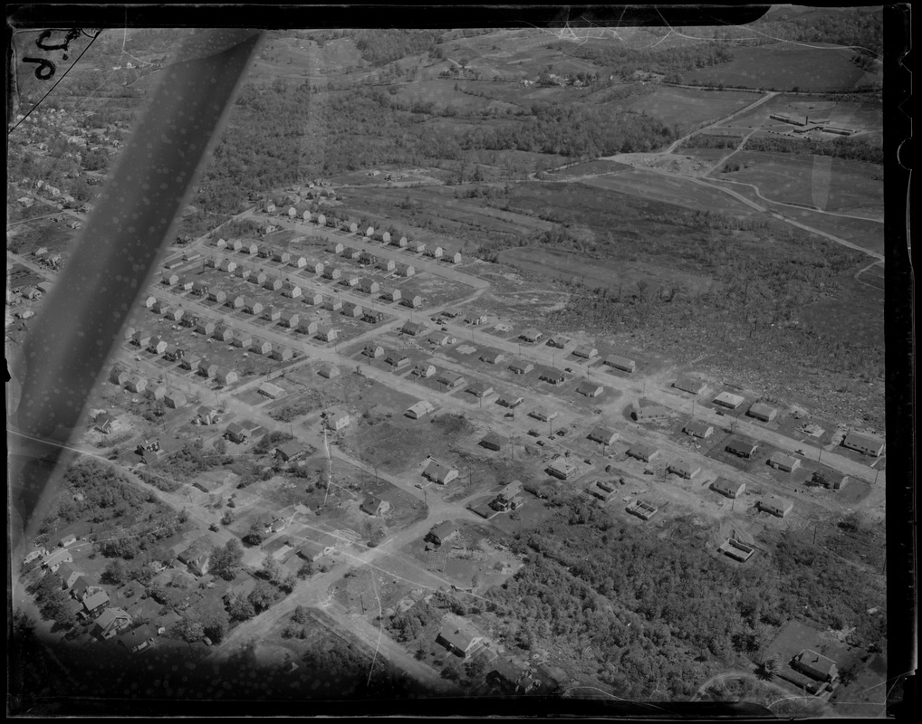 On the 1st anniversary of the Worcester Tornado, a view of the area damaged by the storm