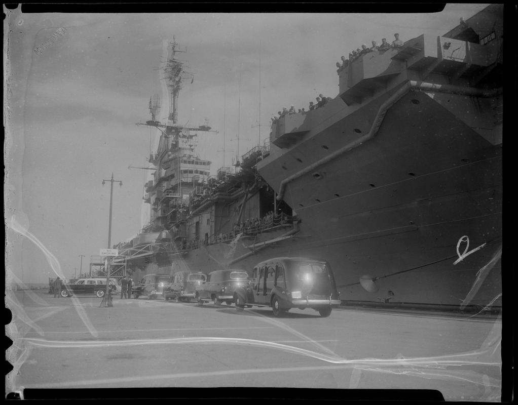 U.S.S. Bennington aircraft carrier explodes off coast of Rhode Island