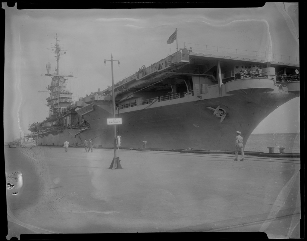 U.S.S. Bennington aircraft carrier explodes off coast of Rhode Island