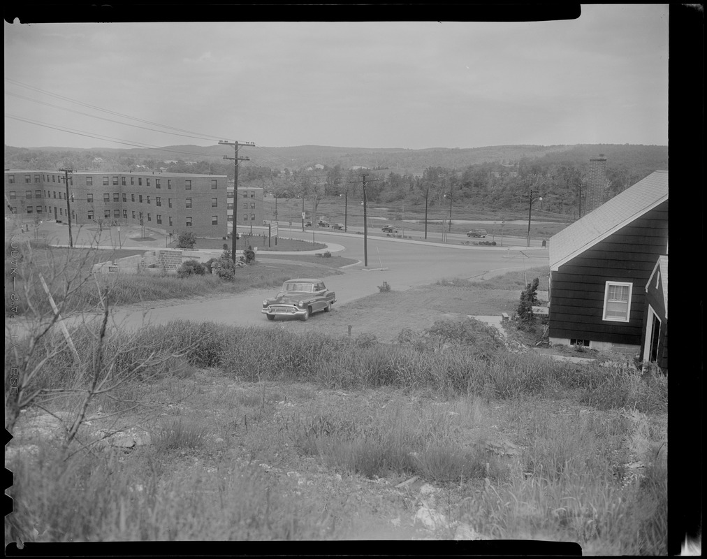 On the 1st anniversary of the Worcester Tornado, a view of the area damaged by the storm