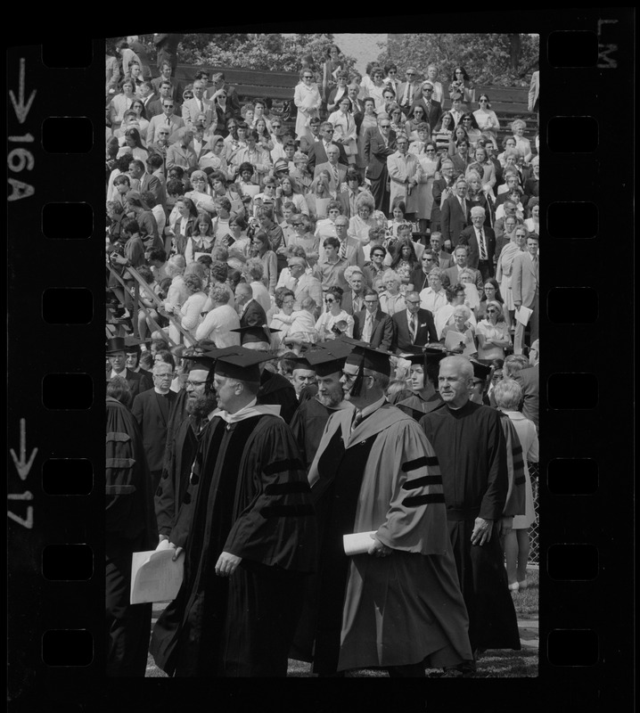 Boston College commencement Digital Commonwealth