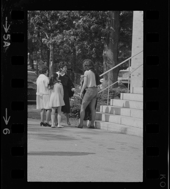 Boston College commencement Digital Commonwealth