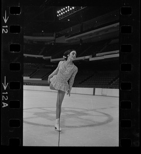 Peggy Fleming, champion skater, as she appeared at Boston Garden