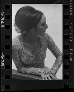 Peggy Fleming, champion skater, as she appeared at Boston Garden