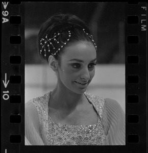 Peggy Fleming practice session at Garden