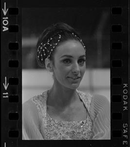 Peggy Fleming practice session at Garden