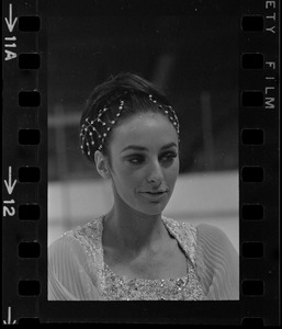 Peggy Fleming practice session at Garden