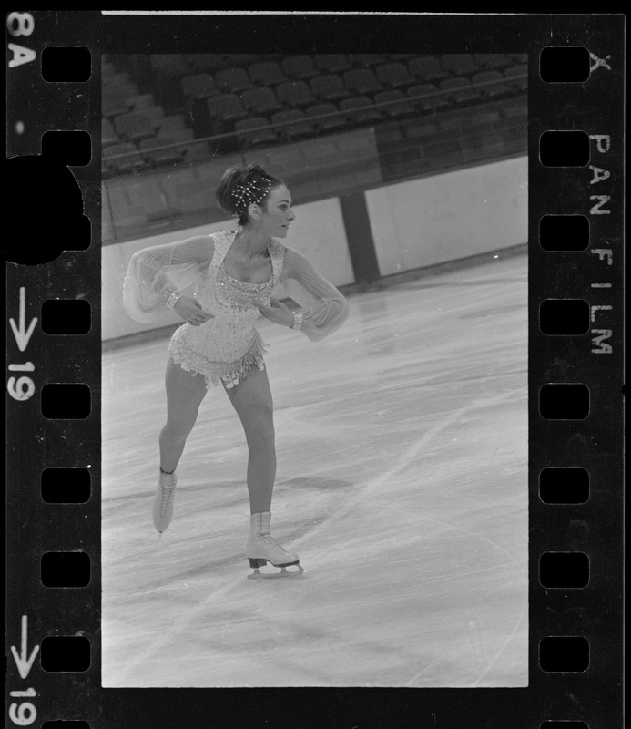 Peggy Fleming practice session at Garden