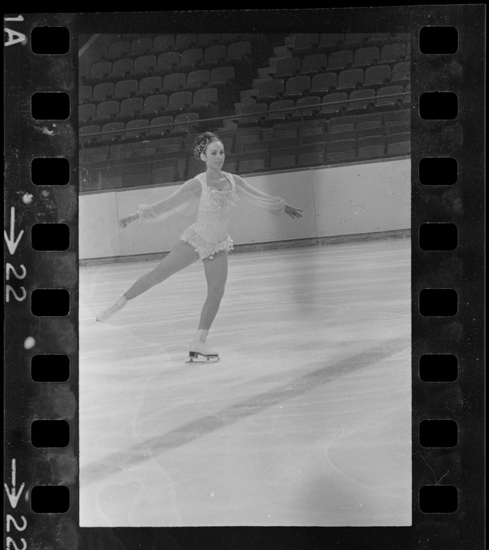 Peggy Fleming practice session at Garden