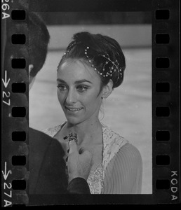 Peggy Fleming practice session at Garden