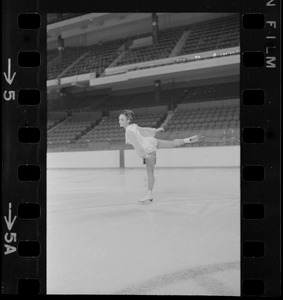 Peggy Fleming practice session at Garden