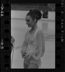 Peggy Fleming practice session at Garden