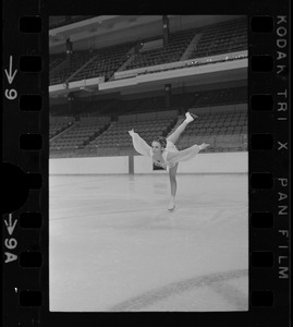 Peggy Fleming practice session at Garden