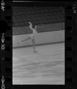 Peggy Fleming practice session at Garden