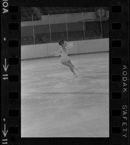 Peggy Fleming practice session at Garden