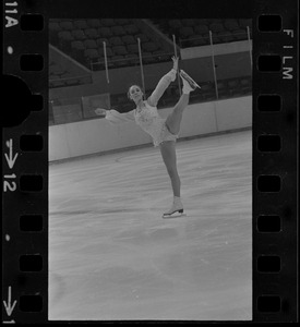 Peggy Fleming practice session at Garden