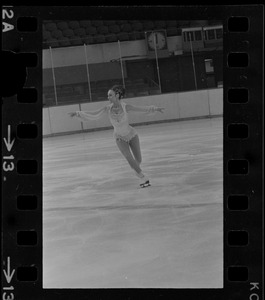 Peggy Fleming practice session at Garden