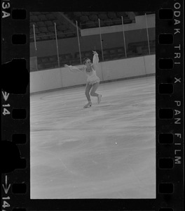 Peggy Fleming practice session at Garden