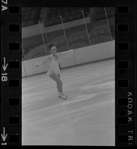 Peggy Fleming practice session at Garden