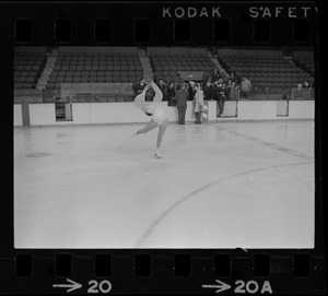 Peggy Fleming practice session at Garden