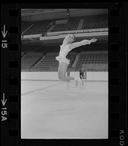 Peggy Fleming practice session at Garden