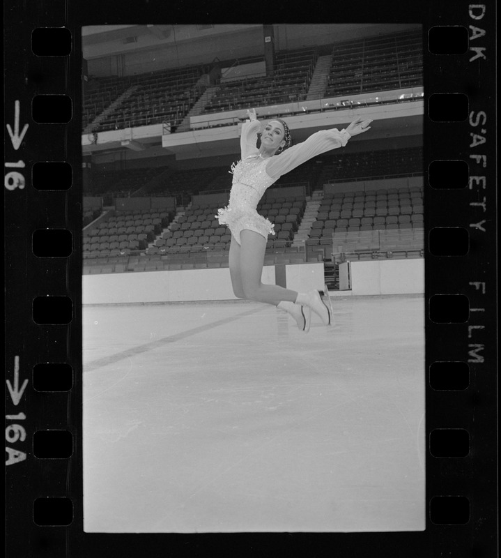 Peggy Fleming practice session at Garden