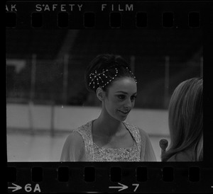 Peggy Fleming practice session at Garden