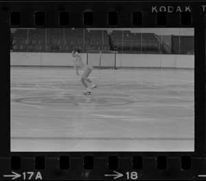 Peggy Fleming practice session at Garden