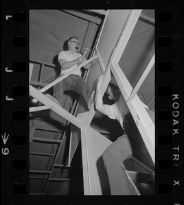 Setting up for Winterfest 1967