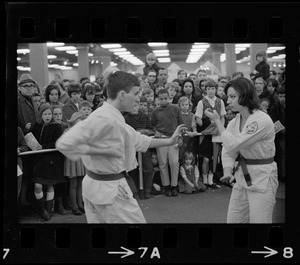 Martial arts match at Winterfest