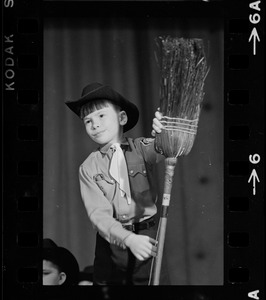 Member of the Boys' Clubs of Boston's Bunker Hillbillies at Winterfest