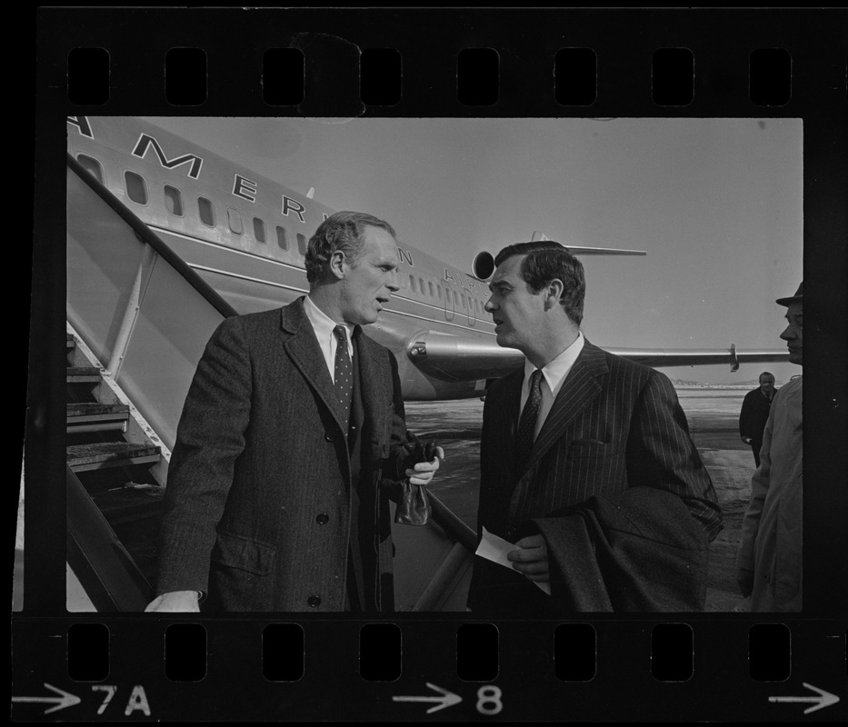 Mayor White (left) and BRA Dir. Warner are in Washington attempting to regain urban renewal funds