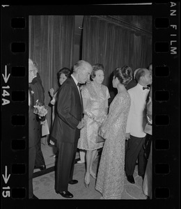 Iranian Princess Ashraf Pahlavi at Brandeis University commencement banquet