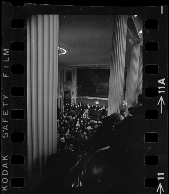 Inauguration of Boston Mayor Kevin White