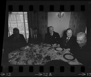Boston Mayor Kevin White, City Councilor John E. Kerrigan, and Hale Champion at inaugural luncheon