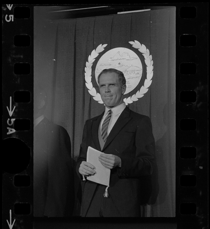 Boston Mayor Kevin White at his inauguration