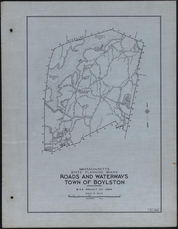 Roads and Waterways Town of Boylston Digital Commonwealth