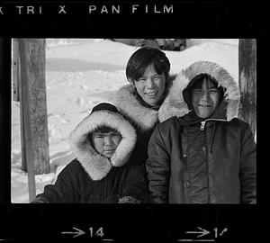 Three children, Alaska