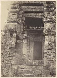 View of doorway of unidentified temple