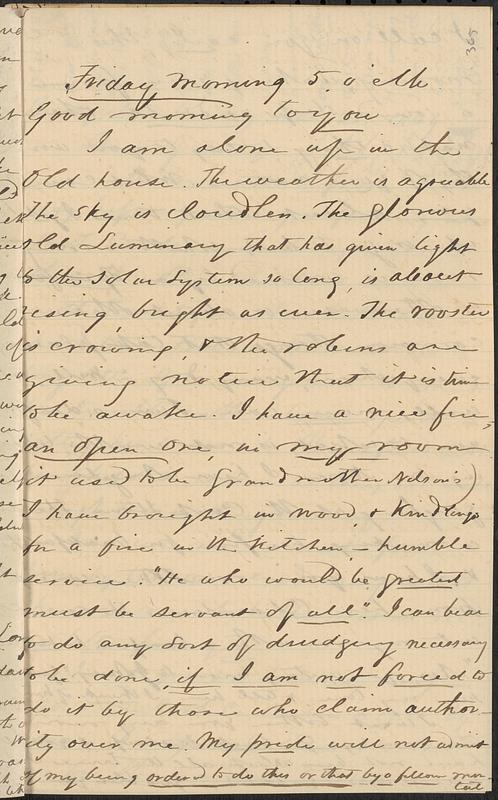 Letter from Zadoc Long to John D. Long