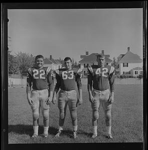 Three Newburyport High School football players