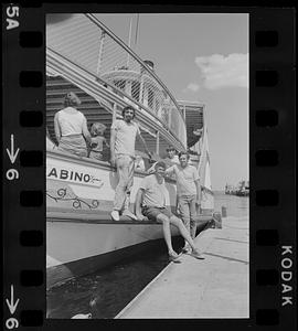 Steamship Sabino launch day