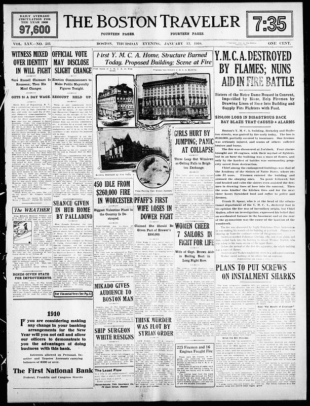 The Boston Traveler January 13 1910 Digital Commonwealth