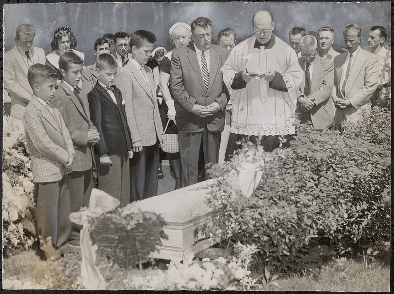 Tiny murder victim laid to rest