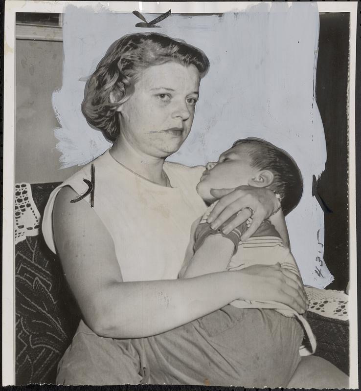 Mother of slain child waits for news