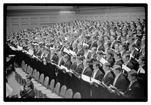 Harvard & Radcliffe Glee Clubs symphony Woodworth conducting, Symphony Hall