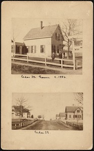 Cedar St. house c. 1886 ; Cedar St.