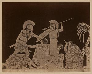 Early form of Athena as war-goddess