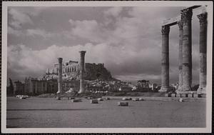 Athens - Temple of Olympian Zeus and Acropolis