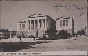 Athènes. Bibliothèque Nationale